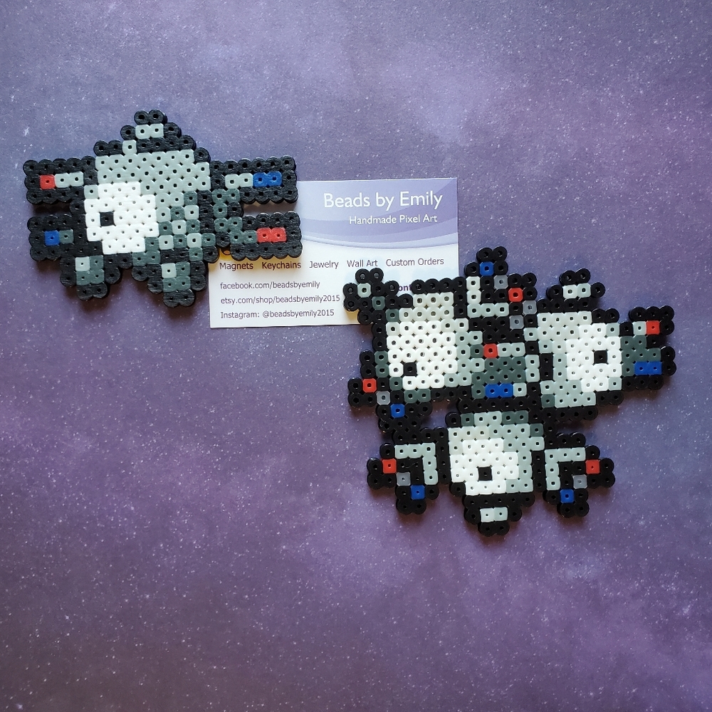 Magnemite & Magneton Magnets - Handmade Pokemon Home Decor - Game Room